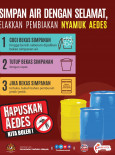 Simpan Air Dengan Selamat, Elakkan Pembiakan Nyamuk Aedes